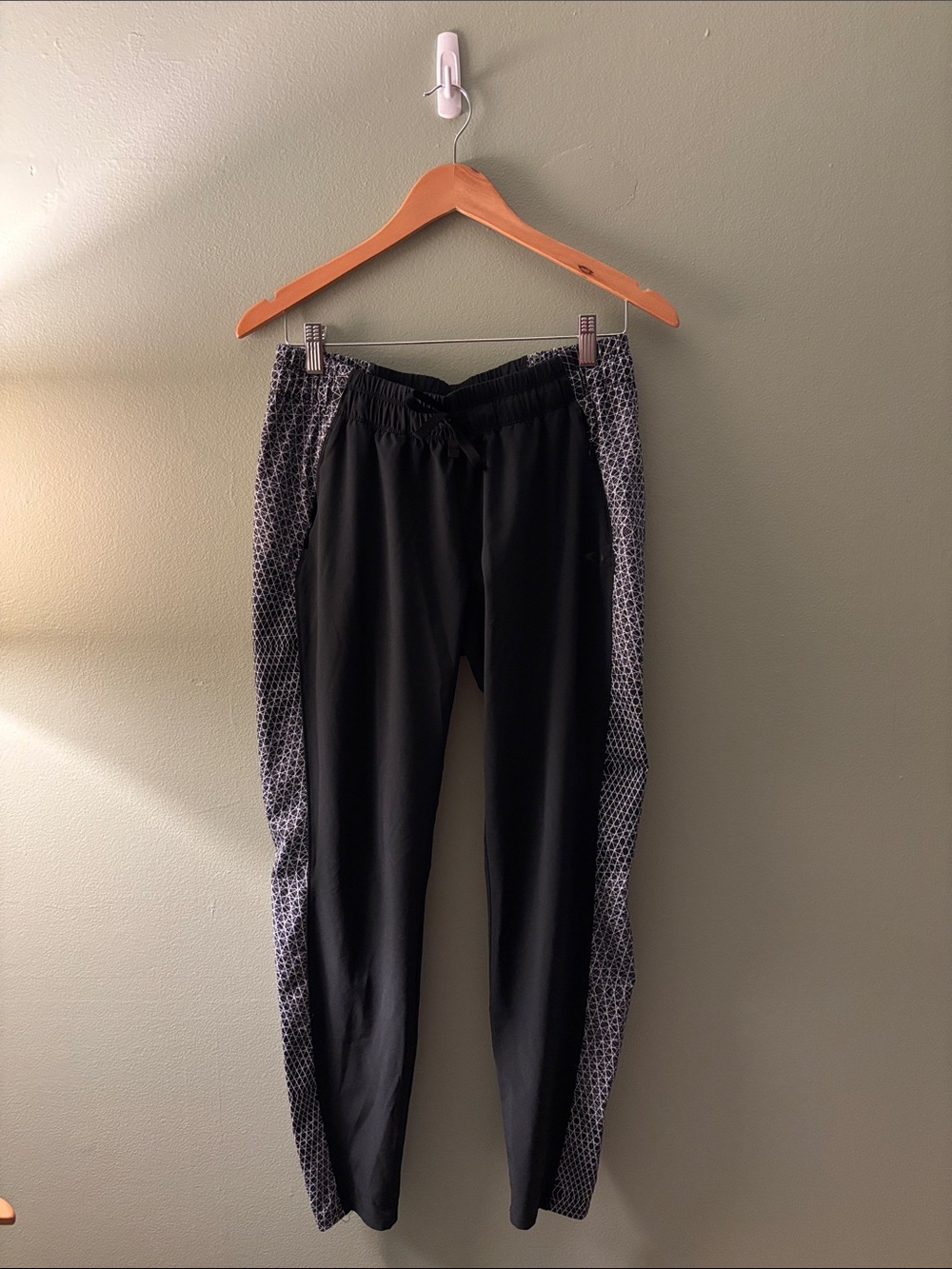 Black and white Oakley Athletic Pants